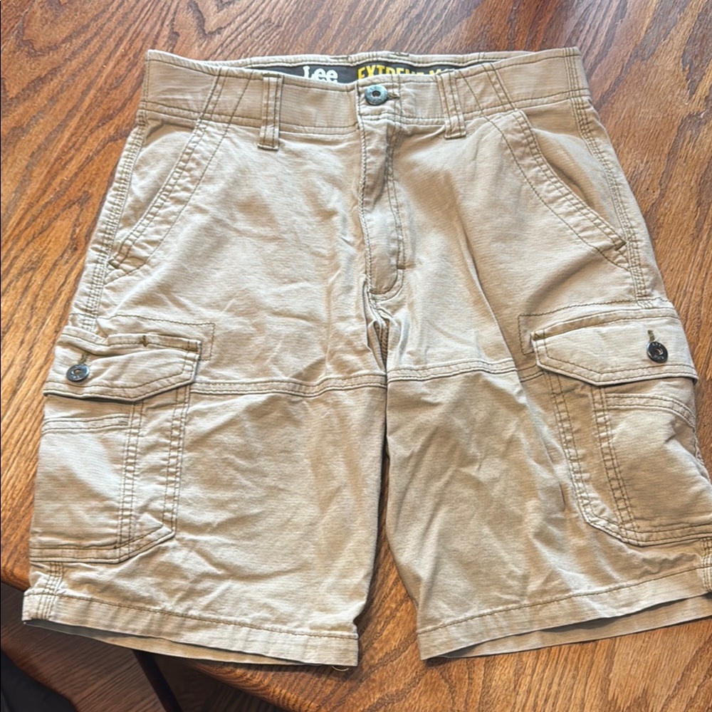Lee Men's Khaki Cargo Shorts